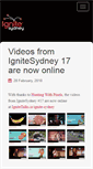 Mobile Screenshot of ignitesydney.com